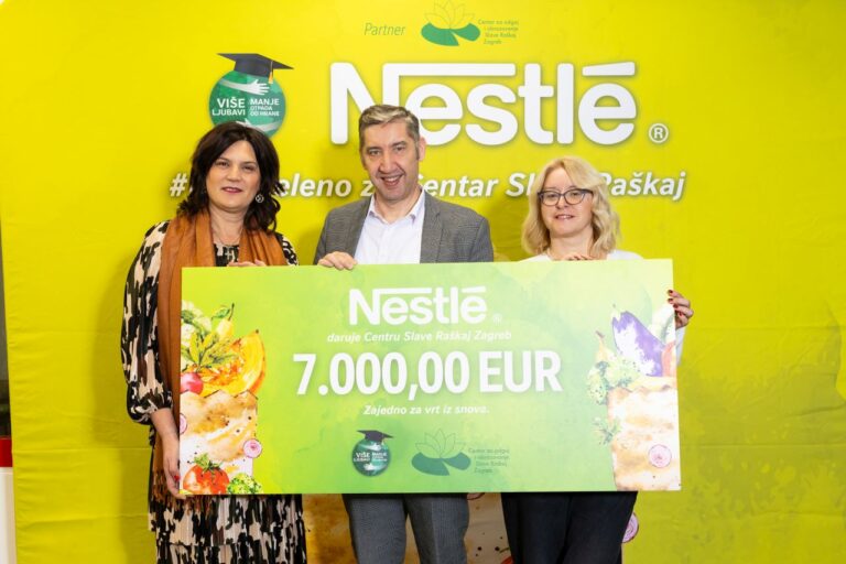 Nestlé i Centar Slave Raškaj pokreću “Vrt iz snova” u Zagrebu