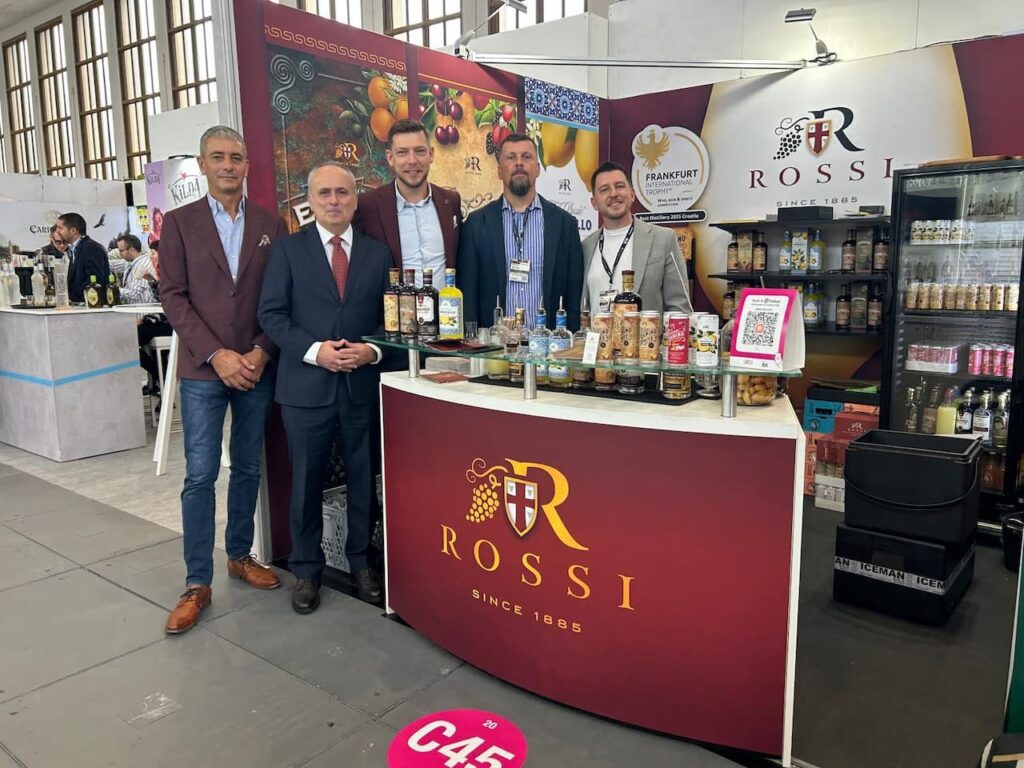 Destilerija Rossi na sajmu u berlinu. Same pohvale.